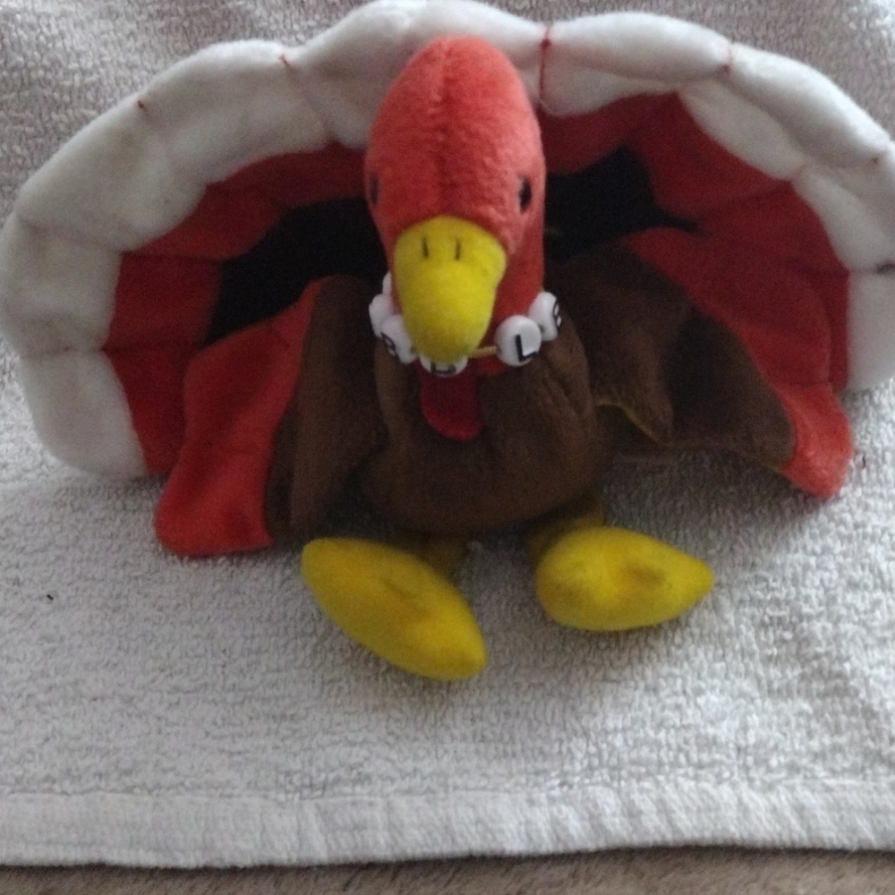 "GOBBLES" The turkey beanie baby